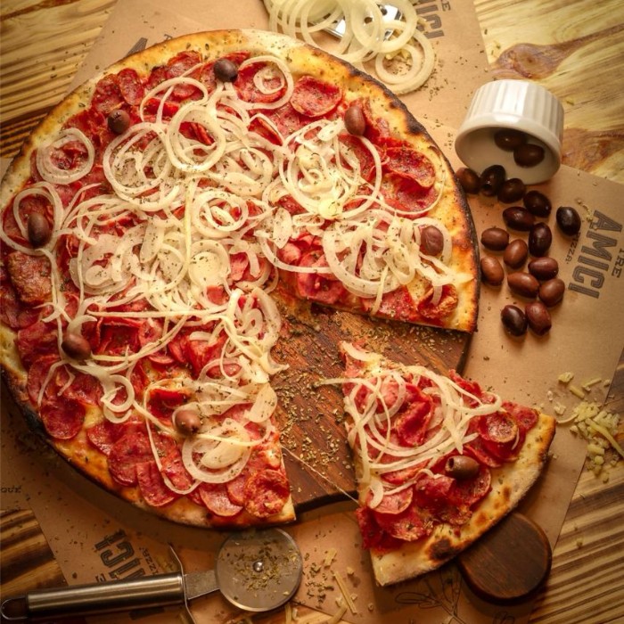 Toscana (Calabresa) · Pizzaria Tre Amici em Valinhos